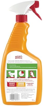 Nature's Miracle Oxy Set-In Stain Destroyer, Cat Odor Control, 24 oz - Image 3