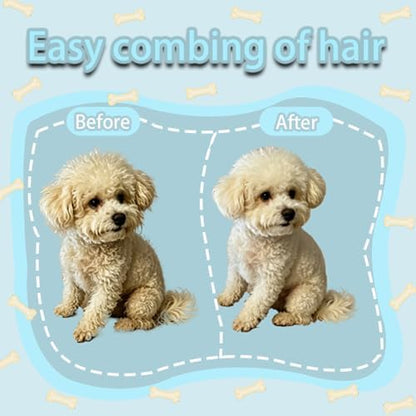 Pet Grooming Brush,Dematting Comb for Dogs and Cats, Undercoat Rake Pet Brush for Long Hair, Deshedding Dog Brush Removes Tangles Knots and Loose Fur, Matted Fur on Cats and Dogs - Image 4