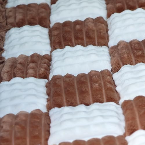Dog Bed for Car, Backseat Pet Bed Mat, Dog Seat Cover for Car Back Seat, Non-Slip Travel Pet Mat, Fit for Backseat Extenders and Seat Covers (Brown&White, 24.8x54inch) - Image 2