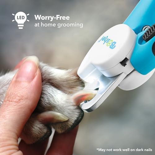 Boshel LED Large Dog Nail Clippers with Quick Sensor, Light, and Safety Guard, Pet's Sharp Toenail Cutter and File - Image 2