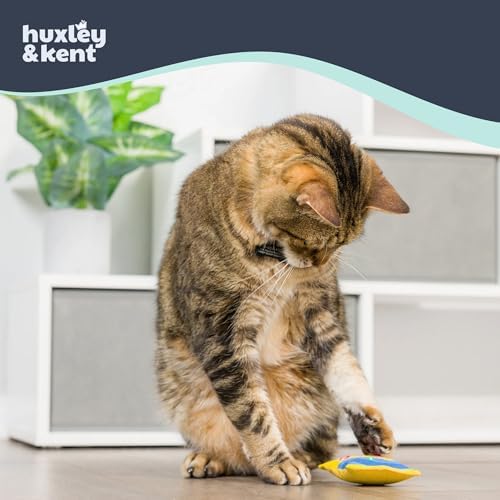 Huxley & Kent Plush Crinkle Catnip Cat Toy, Sweetest Fish - Image 3