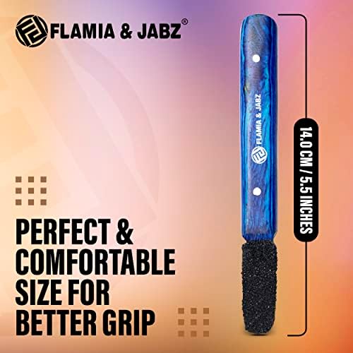 FLAMIA & JABZ Stripping Metal Stone Diamond Edged for Dogs, Cats & Pets with Wooden Grip (Coarse) - Image 4