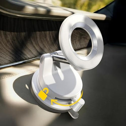 LISEN for MagSafe Car Mount [3800gf Strong Magnet&90+LBS Suction] 360 Adjustable Vacuum Magnetic Phone Holders for Your Car, for iPhone 18 Pro Max 17 16 15 14 13 12 Plus Air for Shower All Smartphone by Lisen