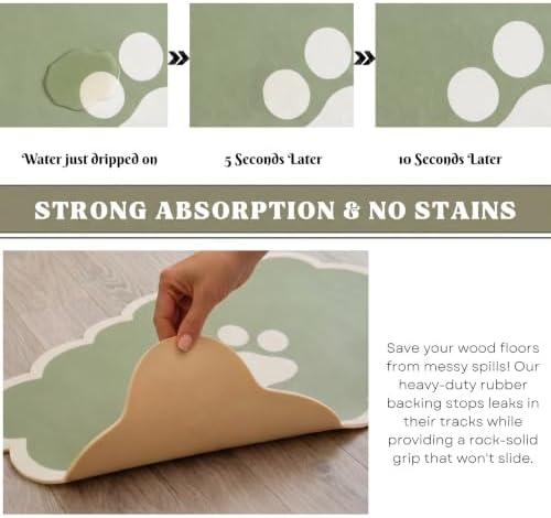 Absorbent Pet Feeding Mat Thickened Leak-Proof Dog Cat Bowl Mat - Image 2