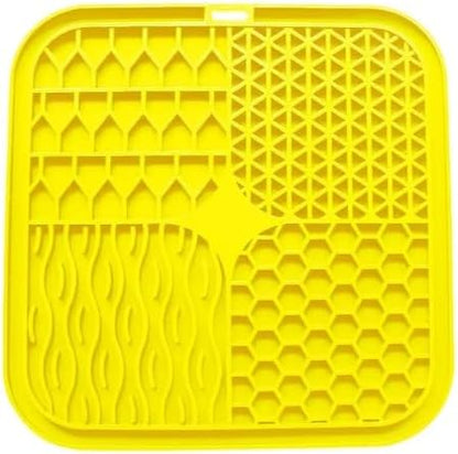 Lick Mat for Dogs and Cats, Food Grade Silicone Slow Feeder Mat with Strong Suction for Grooming, Bathing and Anxiety Relief, BPA-Free Pet Feeding Mat for Dental Care - Image 3