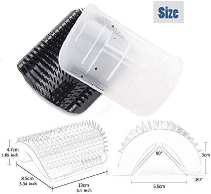 Cat Self Groomer Toy Wall Corner Massage Comb Brush - Image 2