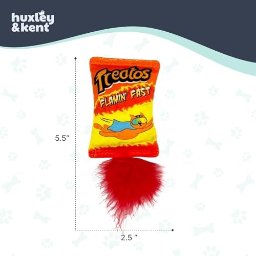 Huxley & Kent Plush Crinkle Catnip Cat Toy, Treatos Snacks - Image 5