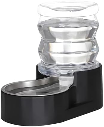 RIZZARI 4L Gravity Cat Water Dispenser:Spill Resistant for Apartments by RIZZARI