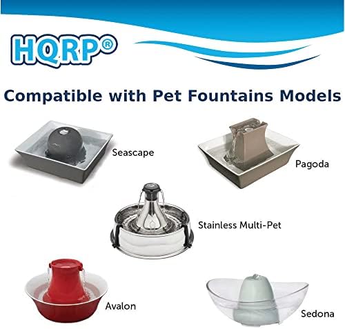 HQRP 6-Pack Foam Pre-Filter Compatible with Drinkwell Ceramic Lotus PWW00-13709 DMLT-CER, Sedona PWW00-15417, Pagoda PWW00-13907 PWW00-14289 Pet Fountain; PAC00-13711 / PAC00-13194 Replacement - Image 5