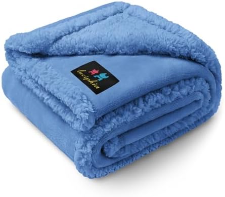 Luciphia Waterproof Blanket for Large Dog, Reversible Sherpa Couch Cover by luciphia