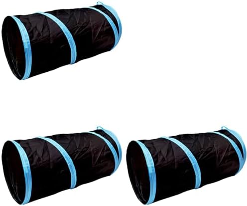iCAGY Cat Tunnel for Indoor Small Cats Kittens Rabbits, Foldable Tube Toys by iCAGY