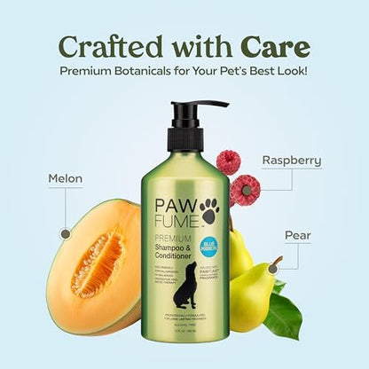 PAWFUME Dog Shampoo and Conditioner, Blue Ribbon, 4-Pack - Image 4