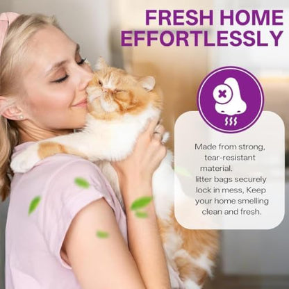 180 Pack Cat litter Bags Fits Litter Box Robot 5/4/3 Waste Bags for 30LBS - Image 5