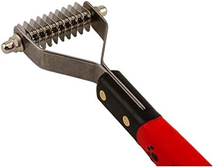 Ryan's Pet Supplies Paw Brothers 10 Blade Medium Dematting Undercoat Rake for Dogs and Cats, Professional Grade, Dog Shedding Brush, Stainless Steel Blades, Rounded Gentle Teeth - Image 3
