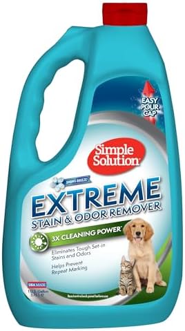Simple Solution Pet Stain & Odor Remover, Spring Breeze Scent, Gallon by SimpleSolution