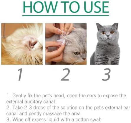 JoanofArc Dog & Cat Ear Drops – Natural Herbal Ear Cleaner for Cleaning Wax Build-Up & Irritants, Itchy Ear Relief & Odor Control, Gentle Pet Ear Care Solution, 0.68 fl oz - Image 4