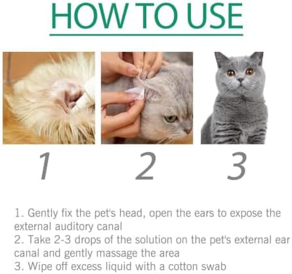 JoanofArc Dog & Cat Ear Drops – Natural Herbal Ear Cleaner for Cleaning Wax Build-Up & Irritants, Itchy Ear Relief & Odor Control, Gentle Pet Ear Care Solution, 0.68 fl oz - Image 4