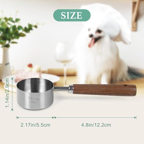Pet Dog-Cat Airtight Food Storage-Container - 4.2Qt/4L jar(4Pc) with lid and 1/4Cup scoop | Holds 12–20 pounds of dry pet food | BPA-Free - Image 5