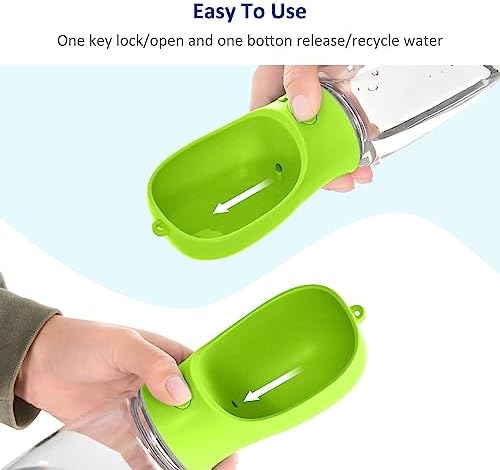 WePet Portable Dog Water Bottle, 25 OZ, Leak Proof Puppy Water Dispenser with Drinking Feeder for Pets Outdoor Walking, Hiking, Travel, Food Grade Plastic - Image 3