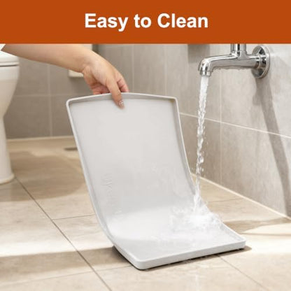 19" x 12" Extra Thick Silicone Mat Waterproof with Raised Edge, White - Image 6