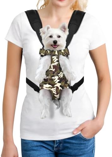 YUDODO Pet Dog Carrier Backpack Adjustable Front Carrier for Small Dog Cat by YUDODO