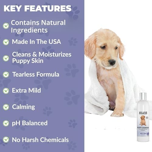 Puppy Shampoo and Conditioner, Tearless Puppy Wash, Lavender Scent, 8 oz - Image 2