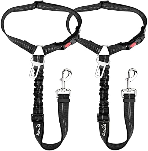 Lukovee Dog Car Seat Belt, 2 Pack, Headrest Restraint by Lukovee