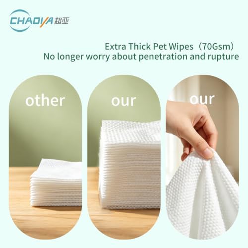 Pet Wipes 60 Count for Dogs, Cats & Small Animals,Plant-Based Hypoallergenic Dog Wipes for Paws, Butt, and Anal Gland Care, Quick Clean & Deodorize - Image 5