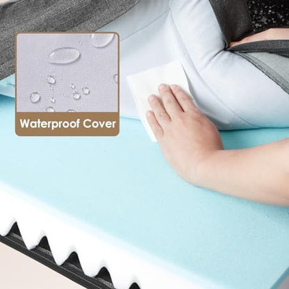 EHEYCIGA Orthopedic Dog Bed Medium Size Dog, Waterproof Washable Pet Beds - Image 3