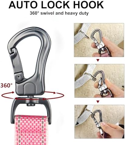 PetiFine 4FT Heavy Duty Dog Leash with Soft Padded Double Handle - Image 3