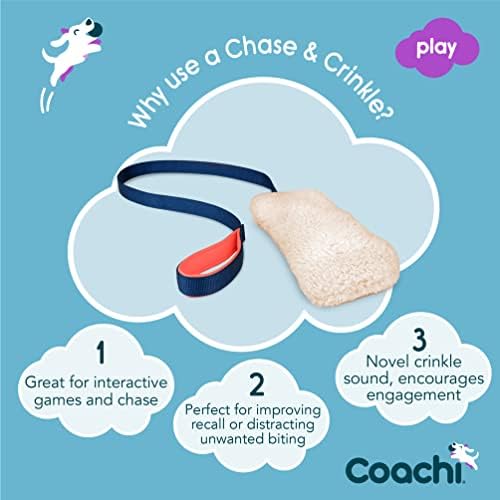 Coachi Chase & Crinkle - A Fun Enrichment Dog Toy for Chase & Play - Image 2