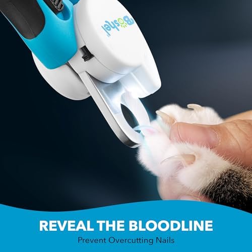 Boshel LED Large Dog Nail Clippers with Quick Sensor, Light, and Safety Guard, Pet's Sharp Toenail Cutter and File - Image 6