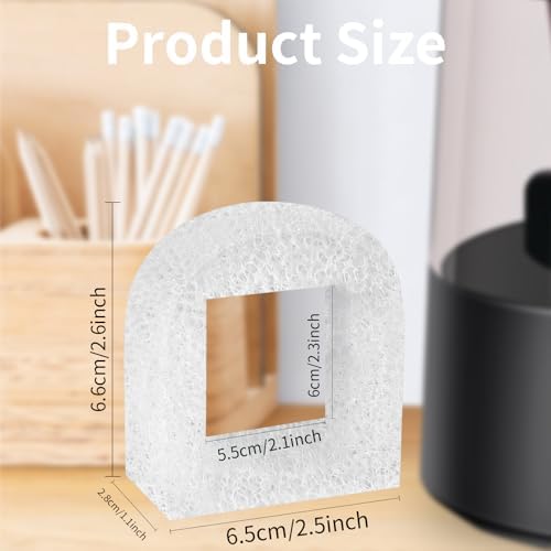 24 pcs Cat Water Fountain Replacement Foam Filters for PetSafe Drinkwell Ceramic and Stainless Steel Pet Fountains,Foam Filters for Cat Water Fountain - Image 2