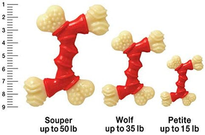 Nylabone Power Chew Double Bone Dog Chew Toy, Bacon Flavor, X-Large - Image 4