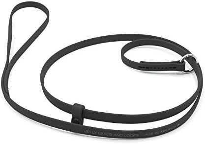 Jelly Pet Grooming Lead for Dogs | Great for Kennels, Veterinarians and Dog Grooming Salons | Biothane Leash - Easy to Clean, Waterproof & Durable Noose Loop | Made in USA | 3/8'' x 4' by GroomersPro