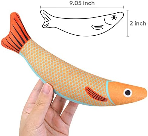 Catnip Toy, 3PCS Cat Chew Toys, Bite Resistant Catnip Toys with Bell Inside, Plush Cartoon Kitten Teething Interactive Toy for Cats - Image 4