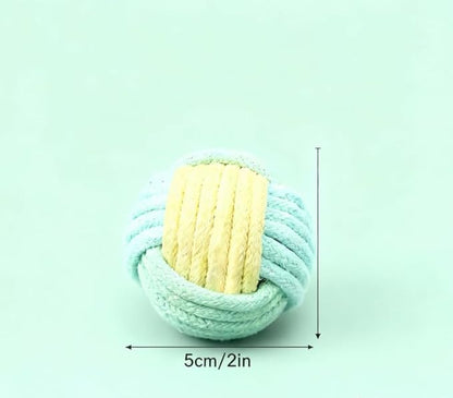 6Pcs Cat Ball Toy, Pet Chew Toy, Biting Ball for Cats, Cats Toys for Indoor, Interactive Cat Chew Toys for Kitty Kitten