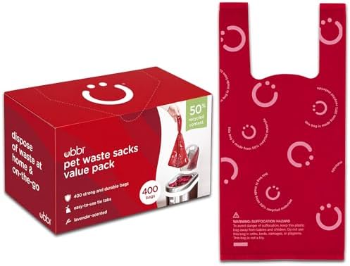 Ubbi Pet Waste Sacks, Lavender Scented, 400 Count by Unknown
