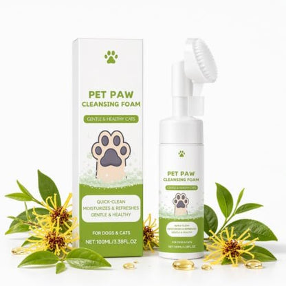 Dog Paw Cleaner Foam for Dogs & Cats, No-Rinse Waterless Paw Wash by MCstars