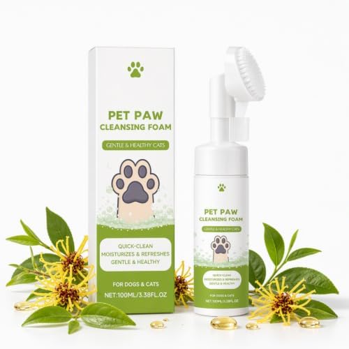 Dog Paw Cleaner Foam for Dogs & Cats, No-Rinse Waterless Paw Wash by MCstars