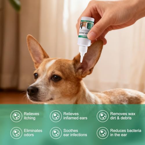 Dog & Cat Ear Cleaner – Gentle Pet Ear Cleaning Solution for Removing Wax, Dirt & Odor, Daily Ear Care - Image 6
