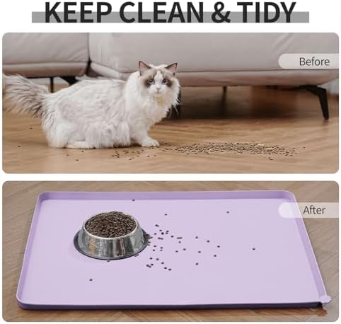 Reopet Silicone Pet Feeding Mat - Waterproof & Non-Slip Dog Cat Placemat - Image 6