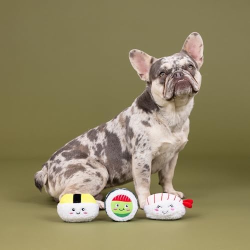Fringe Studio Plush Dog Toy, 3 Pieces Set, Rice to Meet You, Pet Shop Collection (662178) - Image 3