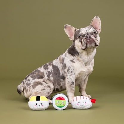 Fringe Studio Plush Dog Toy, 3 Pieces Set, Rice to Meet You, Pet Shop Collection (662178) - Image 3