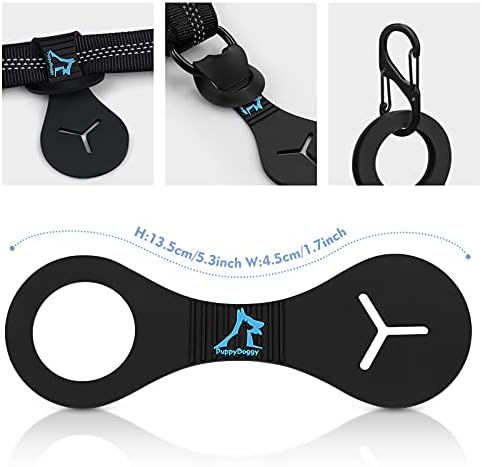 Dog Poop Bag Holder for Leash Waste Bag Carrier Dog Poop Bag Dispenser for Walking Running Bicycle Accessory 4 Pieces - Image 2