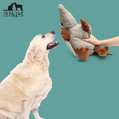 Hollypet Armadillo Squeaky Dog Toys for Medium Large Dogs, 14" - Image 5