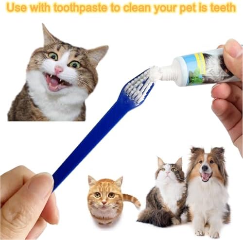 Dog Toothbrush Set of 8 – Dual Headed Dental Hygiene Brushes for Small to Large Dogs, Easy Teeth Cleaning & Dental Care,Dog Tooth Brushes for Small to Large Dogs, Cats, and Most Pets - Image 4