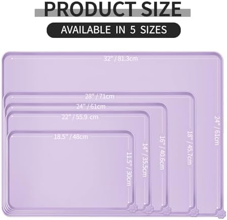 Reopet Silicone Pet Feeding Mat - Waterproof & Non-Slip Dog Cat Placemat - Image 2