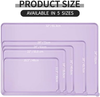 Reopet Silicone Pet Feeding Mat - Waterproof & Non-Slip Dog Cat Placemat - Image 2