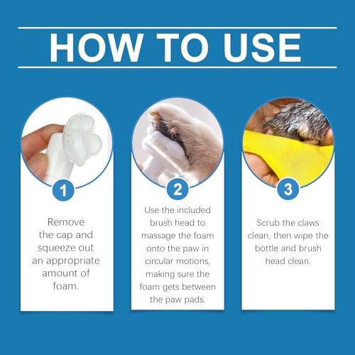 Dog Paw Cleaner Foam for Dogs & Cats, Moisturizing Paw Care - Image 3